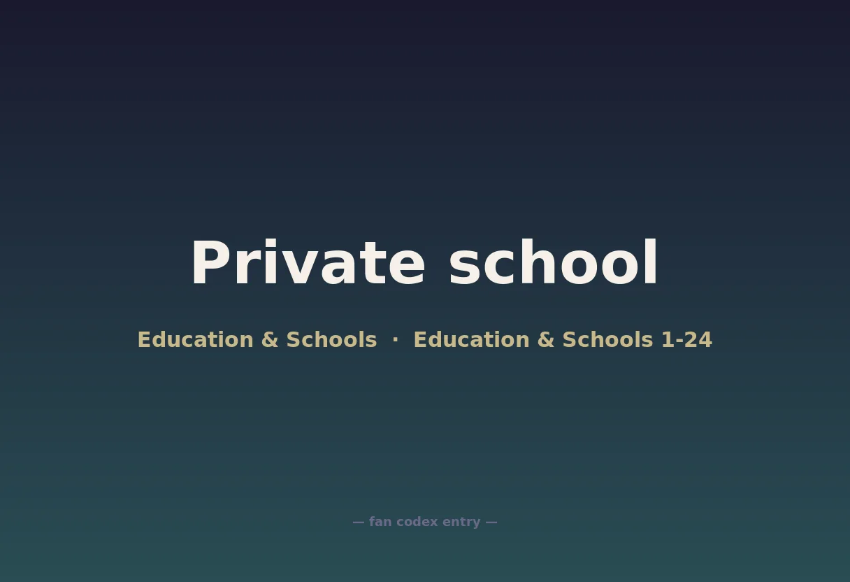 Private school