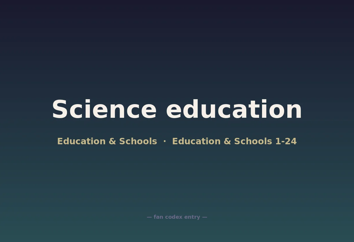 Science education